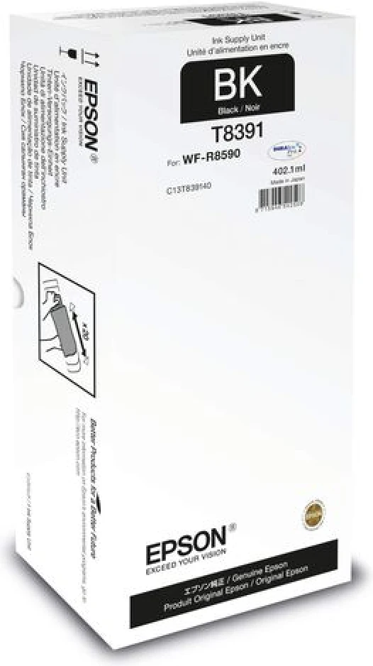 Epson C13T839140 (T8391) XL Siyah Orjinal Kartuş - WF-R8500 / WF-R8590 (T16408)