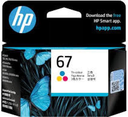 HP 3YM55AA (67) Renkli Orjinal Kartuş - DeskJet 1255