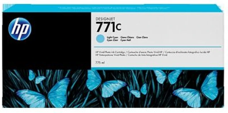 HP B6Y12A (771C) Açık Mavi Plotter Kartuşu - DesignJet Z6200 (T2679)