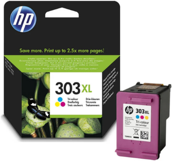 HP T6N03AE (303XL) Renkli Orjinal Kartuş Yüksek Kapasite - Envy Photo 6220 / 6230 (T11823)